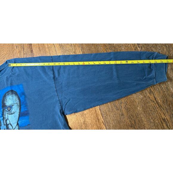 Pink Floyd 1994 Division Bell North American Tour T-Shirt Sz L/XL Crop L/S - Picture 4 of 5